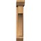 Ekena Millwork Westlake Slat Smooth Bracket w/ Offset Brace, Western Red Cedar, 5 1/2"W x 22"D x 30"H BKT0604X22X30WTL06SWR - alternate 3